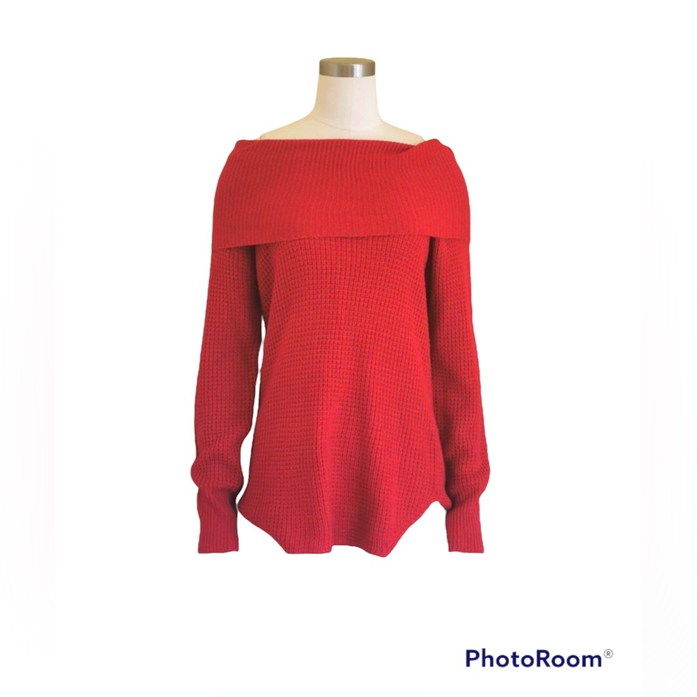 💚 Lily Morgan Red Sweater, M
